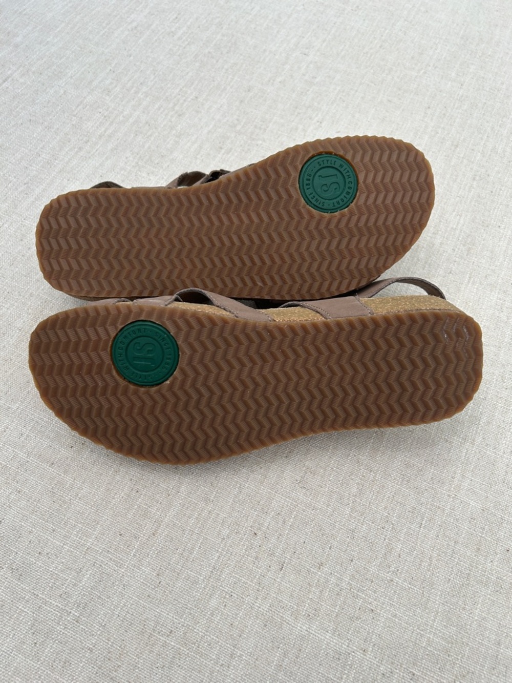 Josef Seibel Sandals Women's 37 Tan Comfort Beach Resort - Picture 5 of 9